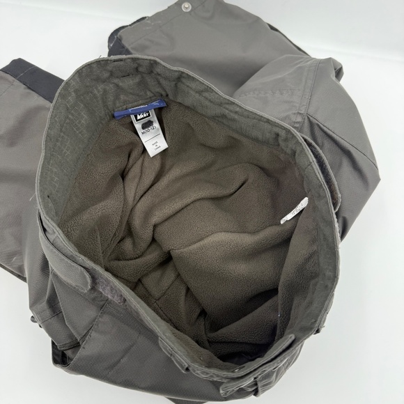 Rei Pants Boy Medium Gray Snow Insulated Fleeced Lined Waterproof Outdoor - Picture 11 of 16